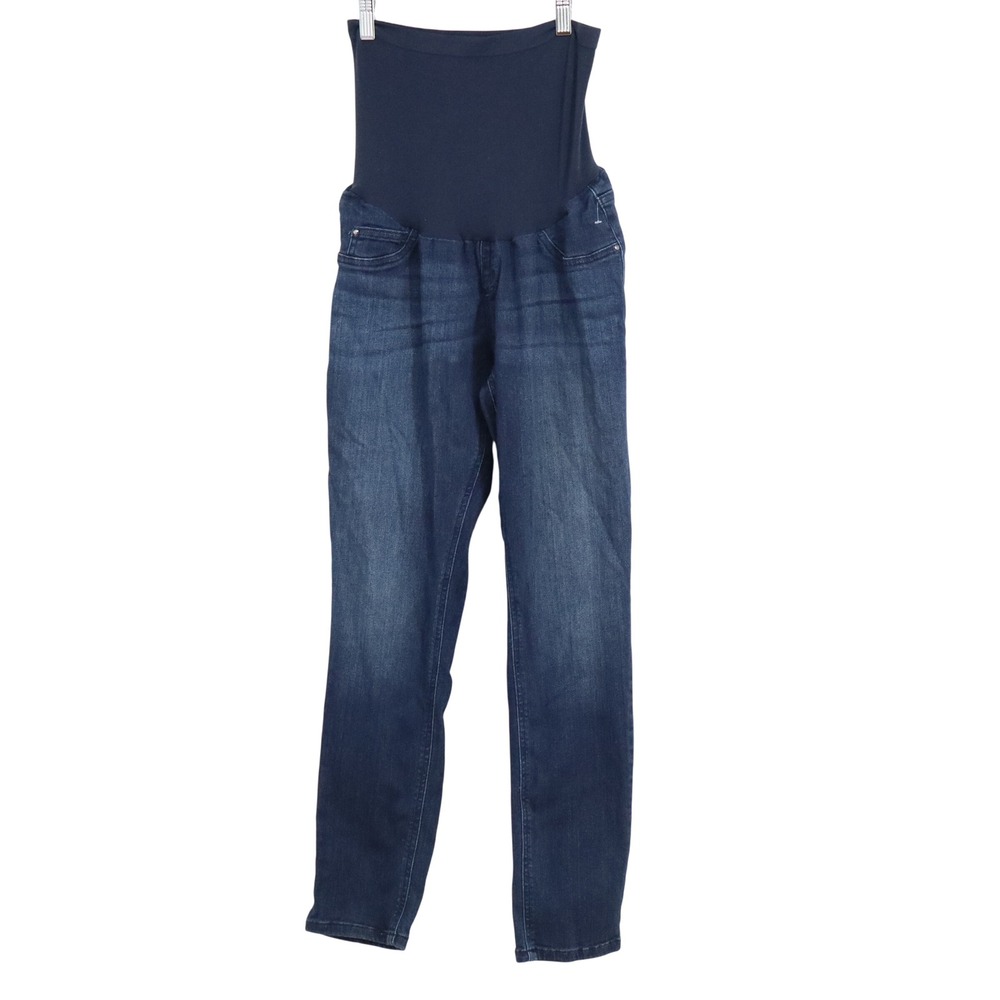 Motherhood Maternity Jeans Womens XL Skinny Dark Wash Full Belly Panel Excellent
